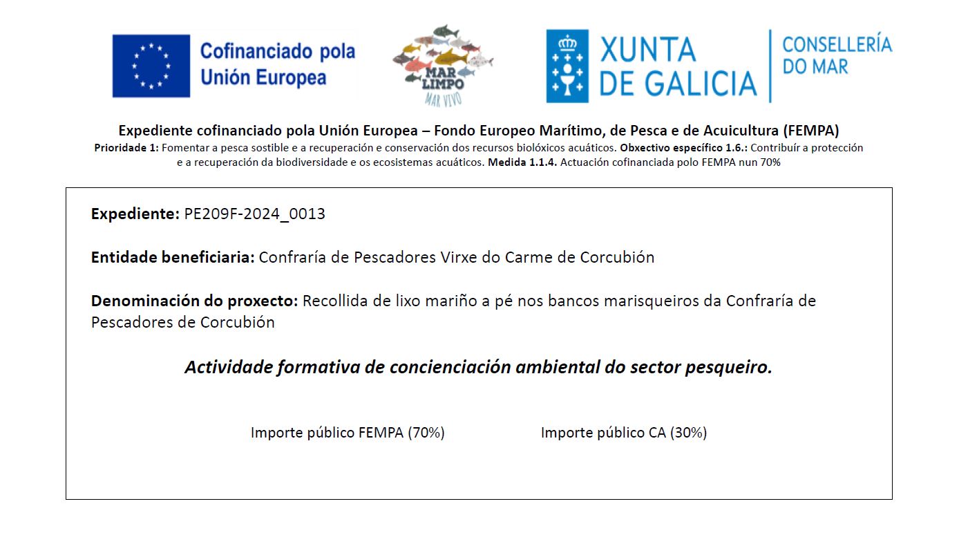 ACTIVIDADE FORMATIVA DE CONCIENCIACIÓN AMBIENTAL DO SECTOR PESQUEIRO